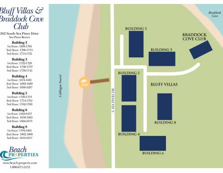 Map of Braddock Cove Hilton Head Island